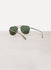 KVA92C3SUN Rectangular Clip Sunglasses