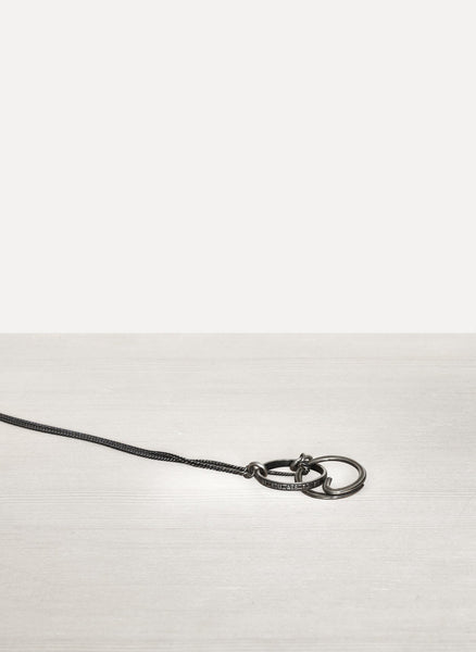 Silver Fine Chain Spring Ring