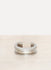 Acid Silver Crescent Channel Bracelet (30mm)