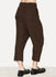 Marron Linen Alpaca Tailored Baggy Pants