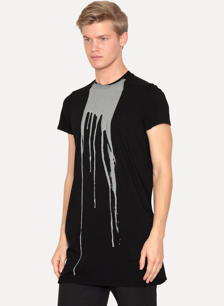 Rick Owens DRKSHDW Bleach Vomit Level Round Neck Tee