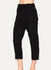 Black + Grey Wool Linen Blend Lounge Pants