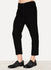Black New Wool Linen Lounge Pants