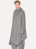 Grey Linen Moleskin Manteau