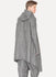 Grey Linen Moleskin Manteau