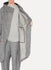 Grey Linen Moleskin Manteau