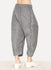 Grey Linen Moleskin Pleated Pant