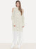 White Silk Layered Dress