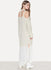 White Silk Layered Dress