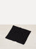 Black Double Layer Square Beanie
