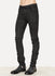Coated Black Dye Skinny Jeans