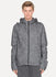 Grey Melange Layered Hood Jacket