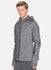 Grey Melange Layered Hood Jacket