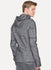 Grey Melange Layered Hood Jacket
