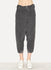 Cold Black Linen Tailored Back Pant