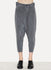 Cold Black Cotton Tailored Back Pant
