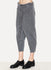 Cold Black Cotton Tailored Back Pant