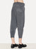 Cold Black Cotton Tailored Back Pant