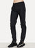 Black Coated Cotton Slim Pant