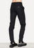 Black Coated Cotton Slim Pant