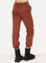Burnt Sienna Cotton Moto Jogger