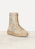 Rock Calfskin Suede and Nylon Mens Military Boot