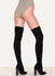 True Onyx Bouclé Wool High Boots
