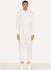 White Natural Paper Cotton Overall