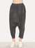Cold Black Linen Cotton Soft Over Pant