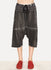 Resin Black Linen Sweat Over Short
