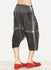 Resin Black Linen Sweat Over Short