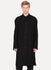 Black Hemp Wool Long Shirt