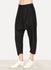 Black Light Paper Cotton Side Button Pant