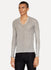 Linen Cotton Printed Arched Sweater