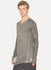 Dark Khaki Asymmetric Collar T-Shirt