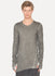 Dark Khaki Asymmetric Collar T-Shirt
