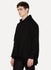 Black Roughened Extra Wide Pullover