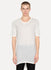 White Cotton Cashmere T-Shirt