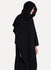 Long Angora Wool Hooded Scarf