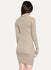 Ribbed Turtleneck Dress Desert Light