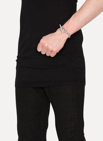 420-1-PA Single Link Toggle Bracelet