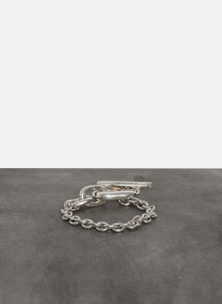 420-1-PA Single Link Toggle Bracelet