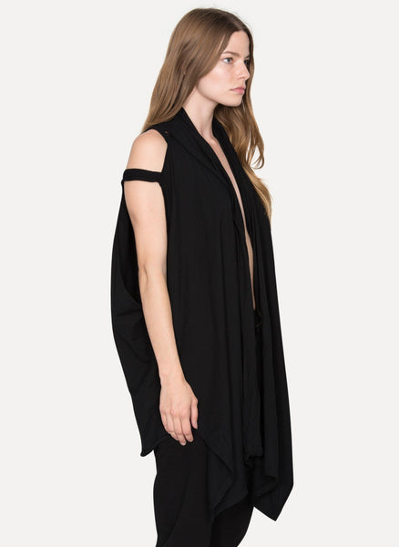 18.342.251R  Hooded Sleeveless Wrap