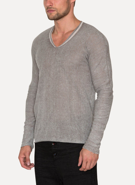27YMSW115_LC14_FP Printed Arched Sweater