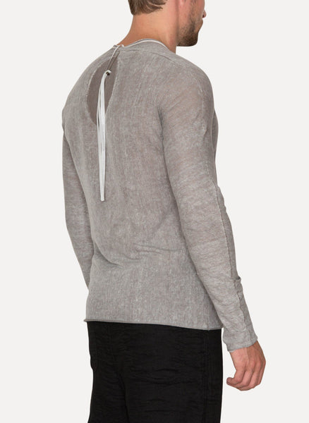27YMSW115_LC14_FP Printed Arched Sweater