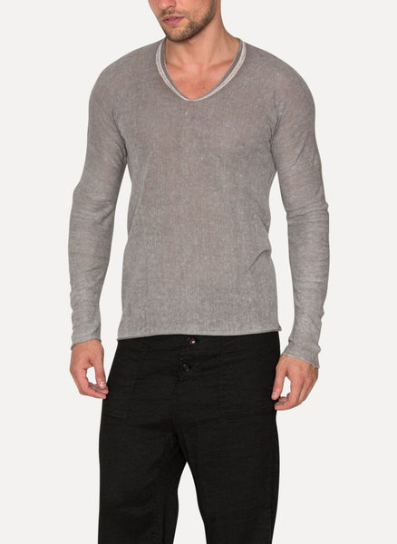 27YMSW115_LC14_FP Printed Arched Sweater