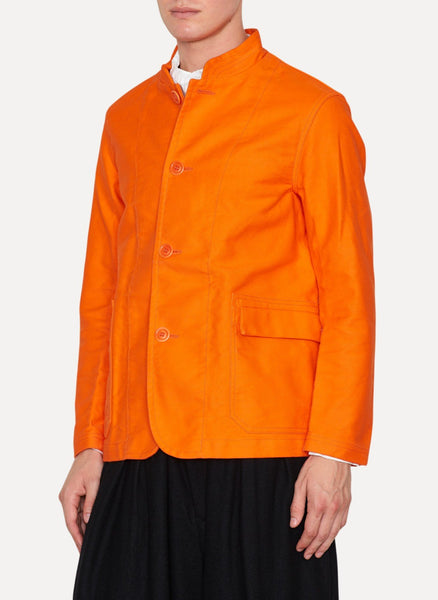 Orange Cotton Drill Jacket