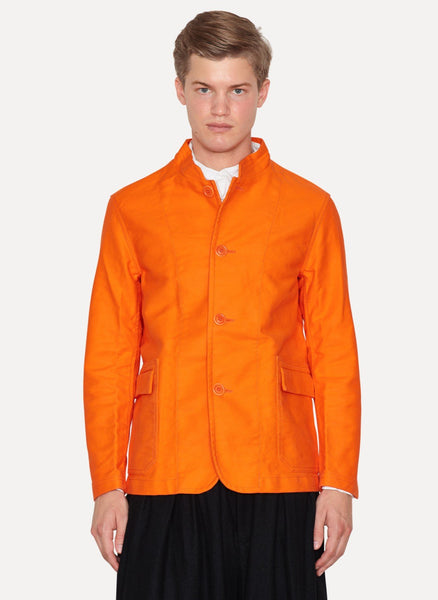 Orange Cotton Drill Jacket
