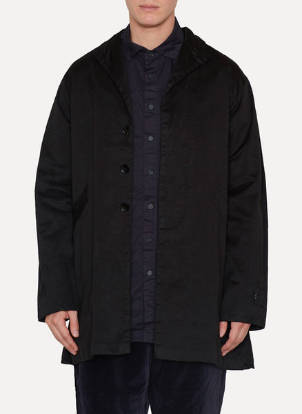 Navy Daim Cotton Shirt