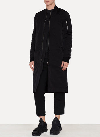 Padded Bomber Trench Coat